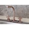 Kingston Brass KB716AXLS Victorian Centerset Kitchen Faucet, Antique Copper KB716AXLS - alternate 3